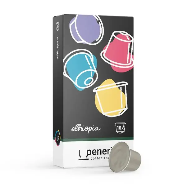 Penerini Ethiopia 100% arabika kávové kapsle 10 ks