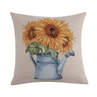 Gobelínový povlak na polštářek SLUNEČNICE 45 x 45 cm