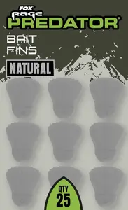 Fox rage predator ploutvičky bait fins natural 25 ks