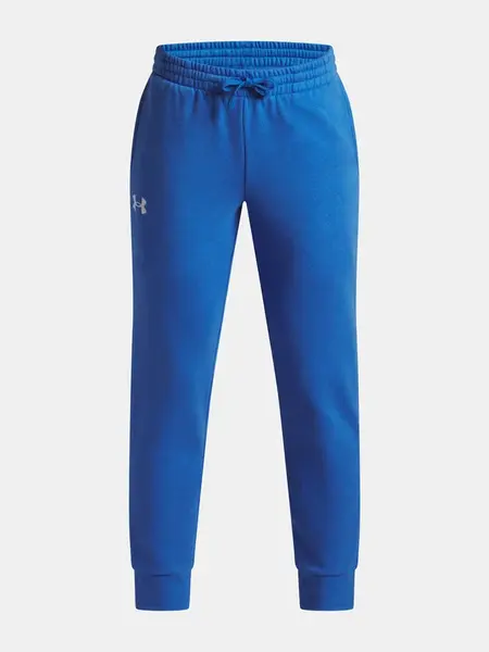 Chlapecké tepláky Under Armour UA Rival Fleece Joggers-BLU - Kluci