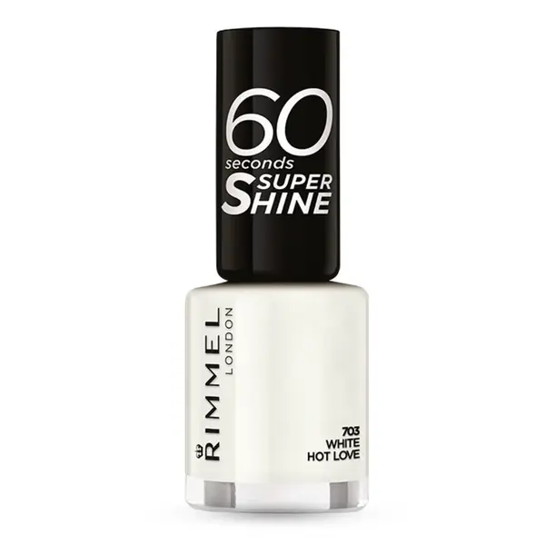 Rimmel Lak na nehty 60 Seconds Super Shine 8 ml 703 White Hot Love