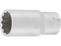 BGS Technic BGS 10663 Nástrčná hlavice 1/2" prodloužená 26 mm - 12hranná