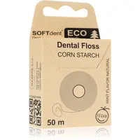 SOFTdent ECO Corn Starch dentálna niť Mint 50 m