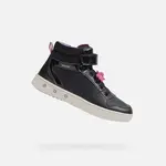 Black Girls Geox Skylin Sneakers - Girls