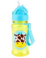 SKIP HOP Zoo tritan Láhev s brčkem Žirafa 12m+ 355 ml