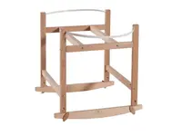Ahojbaby Hojdací stojan na Mojžišov košík pre bábätko Rocking Baby Natural bez laku
