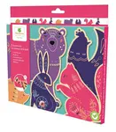 Scratch Art - vyškrabávanie - lesné zvieratká