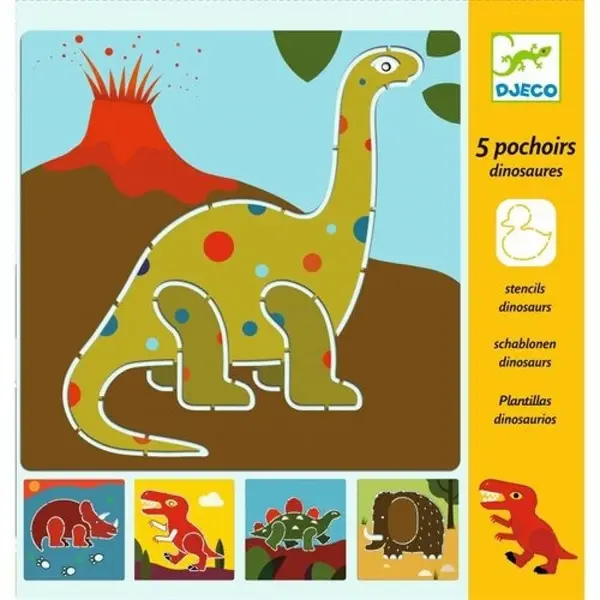 Kresliace šablóny – Dinosaury