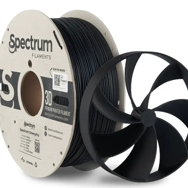 Spectrum 80994 3D filament, greenyPro, 1,75mm, 250g, Černý (Traffic black)