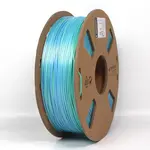 Gembird 3DP-PLA-SK-01-BG, 3D filament, PLA Silk, 1,75mm, 1000g, Modrý/Zelený (Blue/Green)