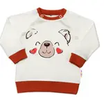 Baby Nellys Kojenecká tepláková souprava Teddy, dvojí zap.u krku - smetanová, vel. 74