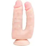 Easytoys Realistické dildo Double Pleasure 18cm