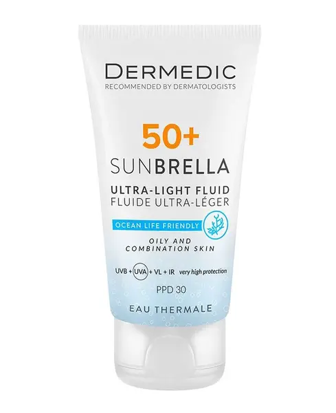Dermedic Sunbrella Lehká opalovací emulze na mastnou pleť SPF50+ 40 ml