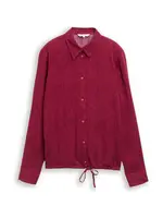 TOM TAILOR Blúzka  burgundská / brusnicová