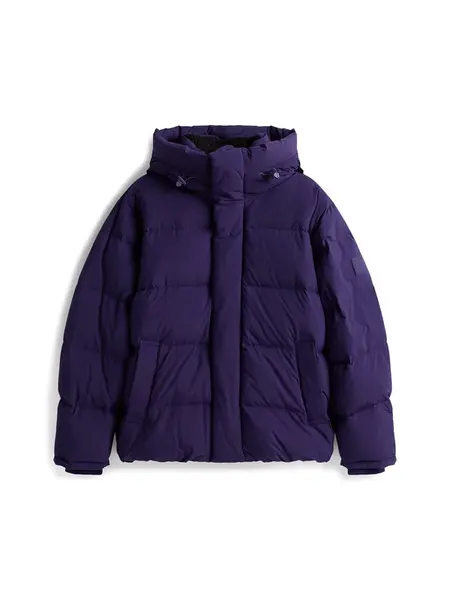 Tommy Jeans Zimná bunda  tmavofialová