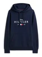 TOMMY HILFIGER Mikina 'BRAND LOVE'  námornícka modrá / červená / biela