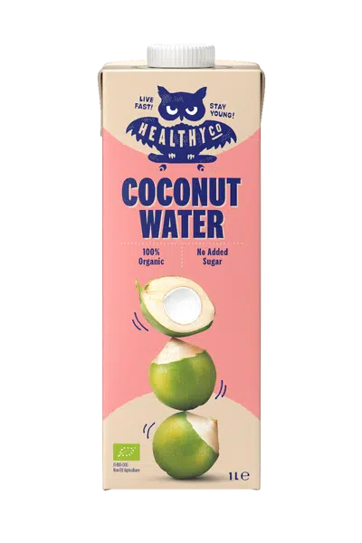 HealthyCo Kokosová voda BIO 1 l