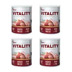 Akinu VITALITY Kuře jemně krájené konzerva pro psy 4 x 400 g