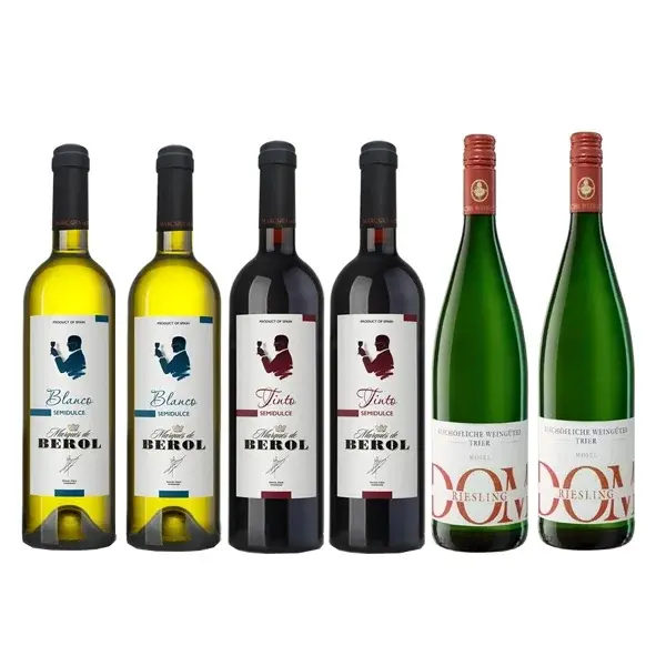 Degustační set - polosladká vína 6x0,75 l