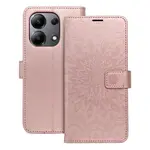 Mezzo pouzdro, Xiaomi Redmi Note 13 4G, vzor 2, rosegold