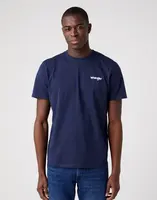 Dvoubalení pánských triček WRANGLER W7BZFQXW4 2PACK SIGN OFF TEE REAL NAVY Velikost: L