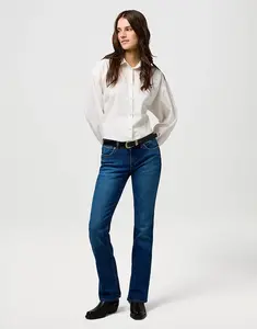 Džíny WRANGLER LOW RISE BOLD BOOT CANYON CREST 112371207 Velikost: 34/32