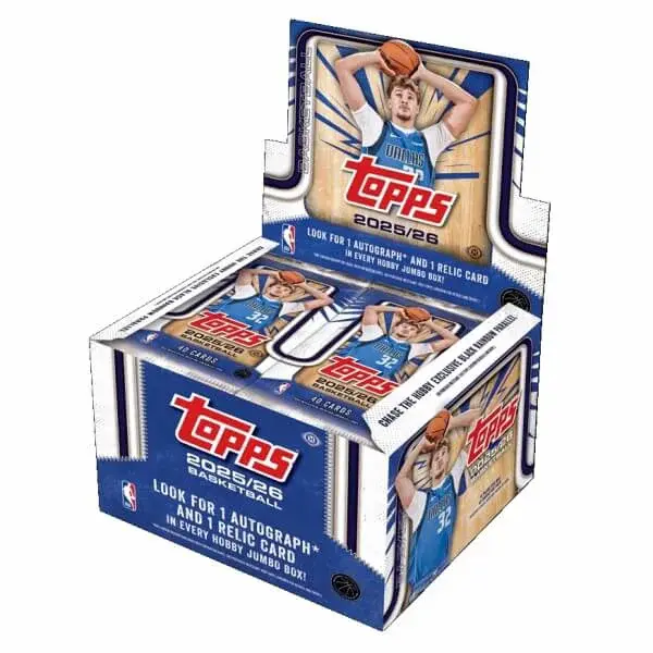 Panini 2025-2026 NBA karty Topps Basketball Jumbo Hobby Box