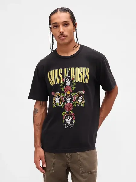 GAP Pánské Tričko Guns N' Roses Unisex 835588-00 Velikost: XL