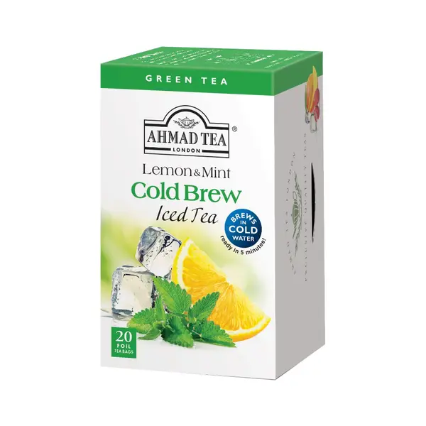 Ahmad Tea Cold Brew Iced Tea Lemon&Mint 20 sáčků