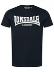 LONSDALE Tričko 'Fulwood'  námornícka modrá / biela