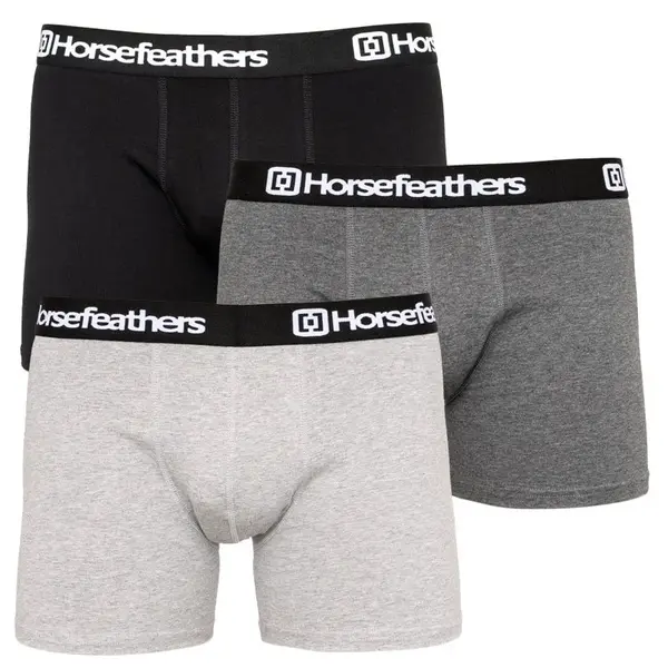 Horsefeathers 3PACK pánské boxerky vícebarevné (AM067D) L