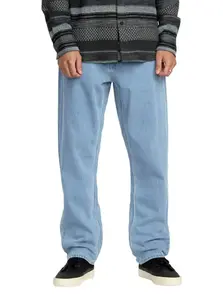 Volcom pánské kalhoty Fivedown Denim Camper Blue | Modrá | Velikost 36 | 100% bavlna