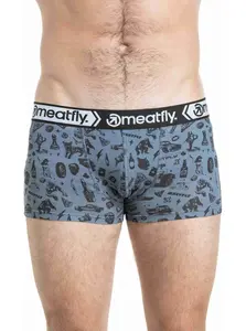 Meatfly pánské boxerky Balboa Double Pack Riot Act Seamless | Mnohobarevná | Velikost L