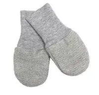 Baby Nellys Pletené  kojenecké rukavičky vel. 56/68 - 1 pár, šedý melírek