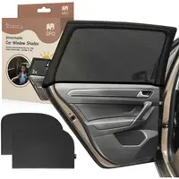Sipo CAR SUNSHADE 2KS XL sluneční clony do auta, černá, velikost