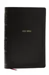 NKJV Giant Print End-of-Verse Reference Bible, Black Leathersoft, Red Letter, Comfort Print - Thomas Nelson