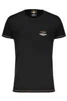 AERONAUTICA MILITARE BLACK MEN'S OUTDOOR T-SHIRT
