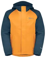 Jack Wolfskin Tucan K 152, orange pop Dětská bunda na zip