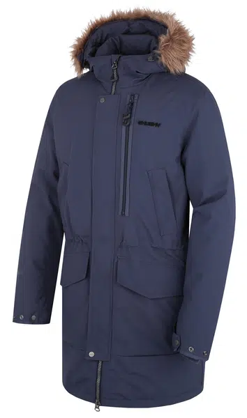 Husky Nelidas M S, dark blue Pánský zimní kabát