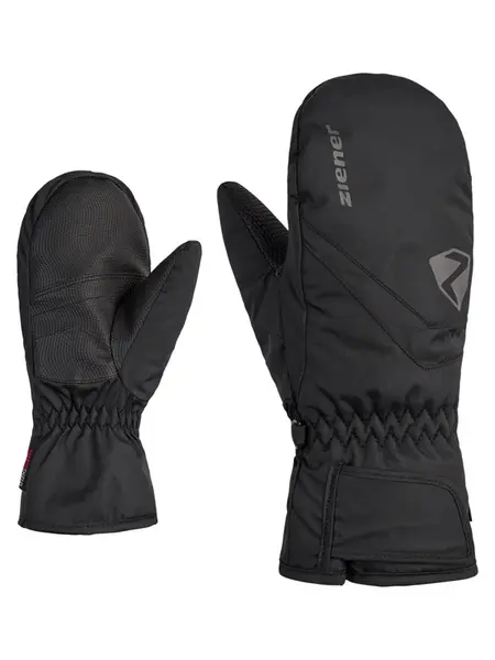 Ziener LORIANO AS® MITTEN JUNIOR 4,5, black Dětské rukavice