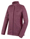 Husky Alan L XL, magenta Dámský fleecový svetr na zip