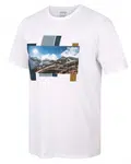 Husky Tee Skyline M XXL, white Pánské bavlněné triko