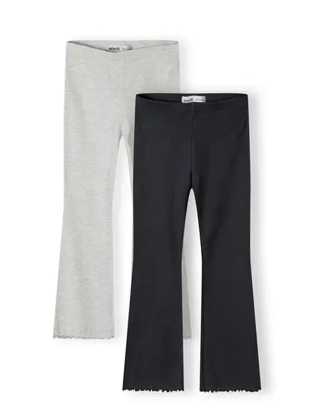 MINOTI Legíny  sivá melírovaná / čierna