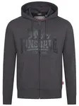 LONSDALE Tepláková bunda 'Krafty'  antracitová / čierna
