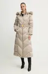 Péřová bunda Marciano by Guess ELLY béžová barva, zimní, 5BGL39 7374A