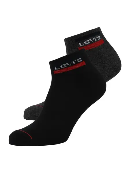 LEVI'S ® Ťapky  sivá / červená / čierna / biela