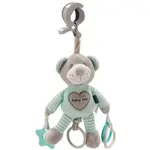 BABY MIX MEDVĚD Plyšová hračka s vibrací, šedá, velikost