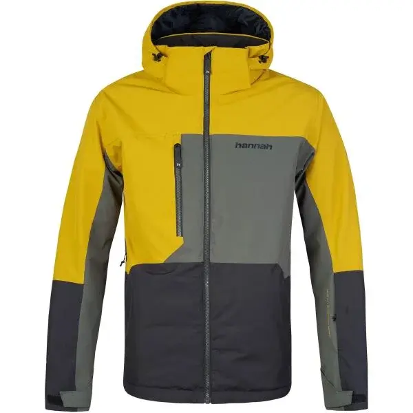 Hannah INDIGO Pánská lyžařská bunda, žlutá, velikost
