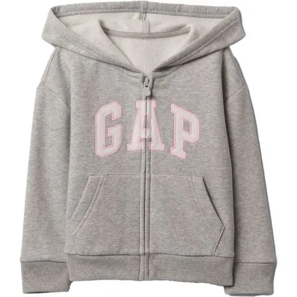 GAP V- FRCH LOGO Dívčí mikina s logem, šedá, velikost 5Y