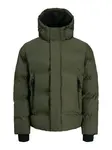 JACK & JONES Zimná bunda 'JCOFusion'  tmavozelená